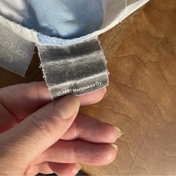 Vintage 1981 Marimekko Dan River Twin Fitted Sheet Seven Flowers Print Tulips - Picture 3 of 6